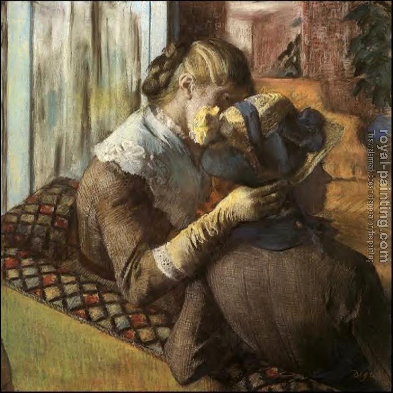 Edgar Degas : At the Milliner's VIII